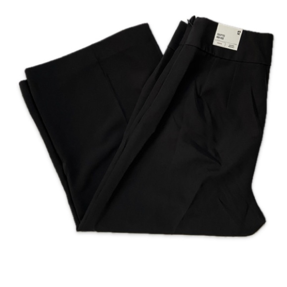 NWT Express Black Culottes High Rise SIZE 12 - Picture 3 of 6